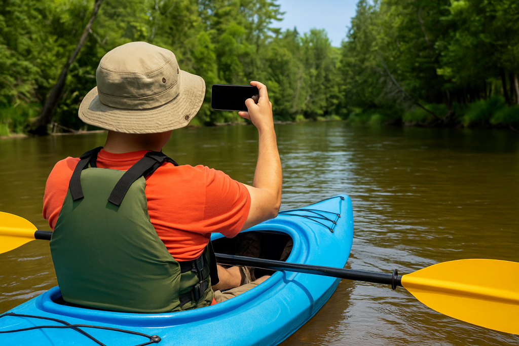 photographs on the Rifle River