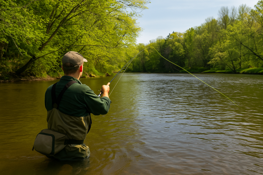 fishing on the rifle river